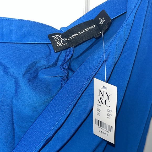 New York & Company Asymmetrical Matte Jersey Skirt - Picture 8 of 9